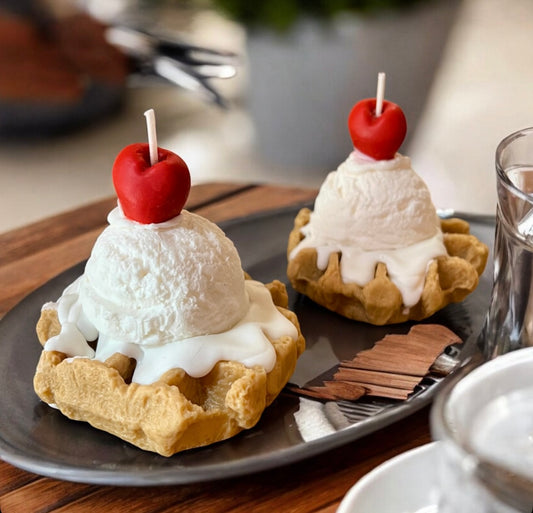 Waffle Sundae ( set of 2)