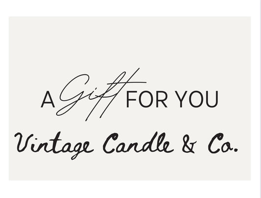 Gift card Vintage Candle & Co.