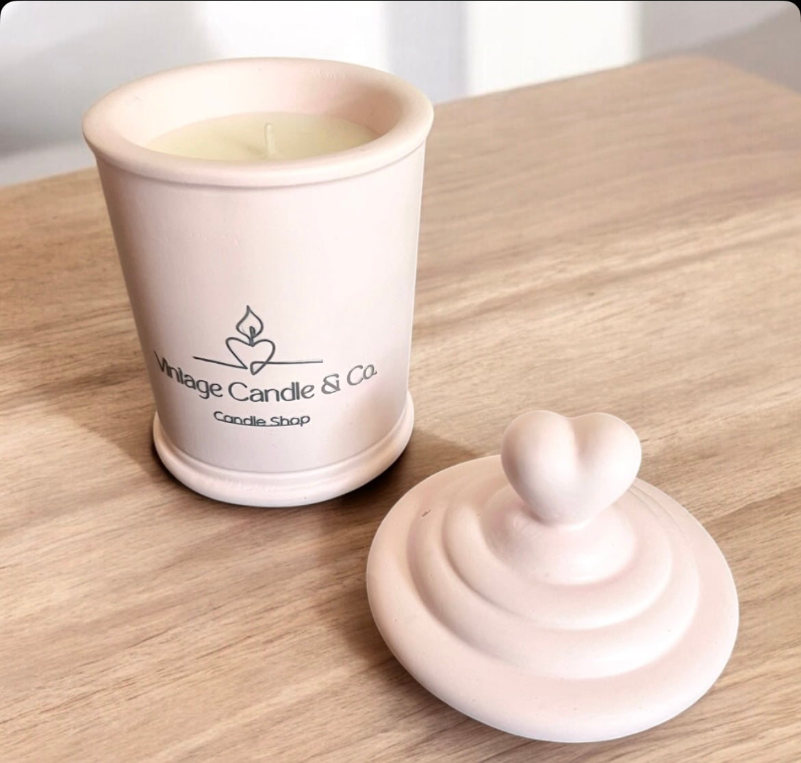 Heart lid candle (large)